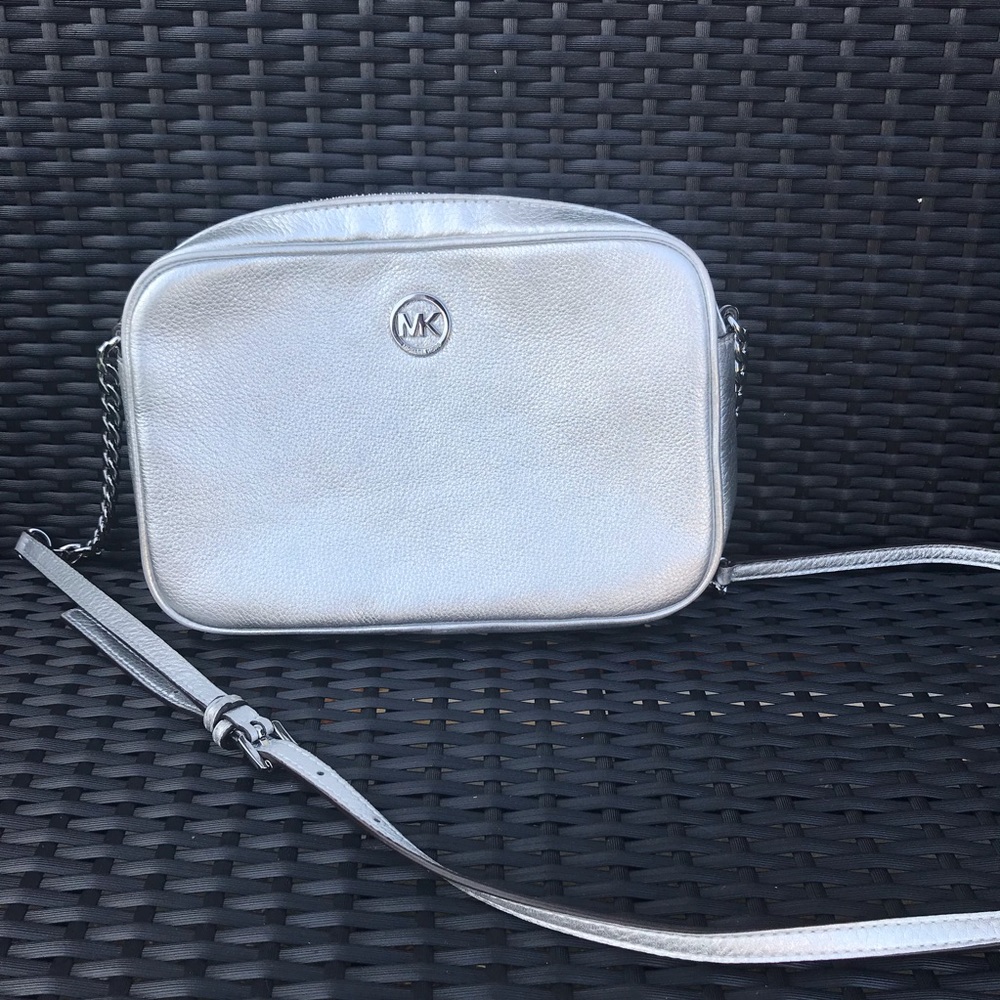 Michael Kors Silver Crossbody